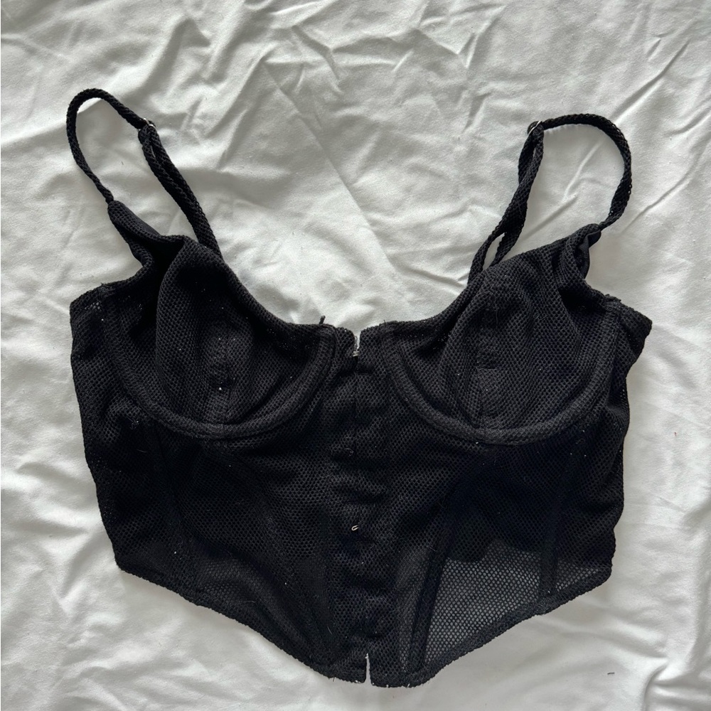 Black corset top